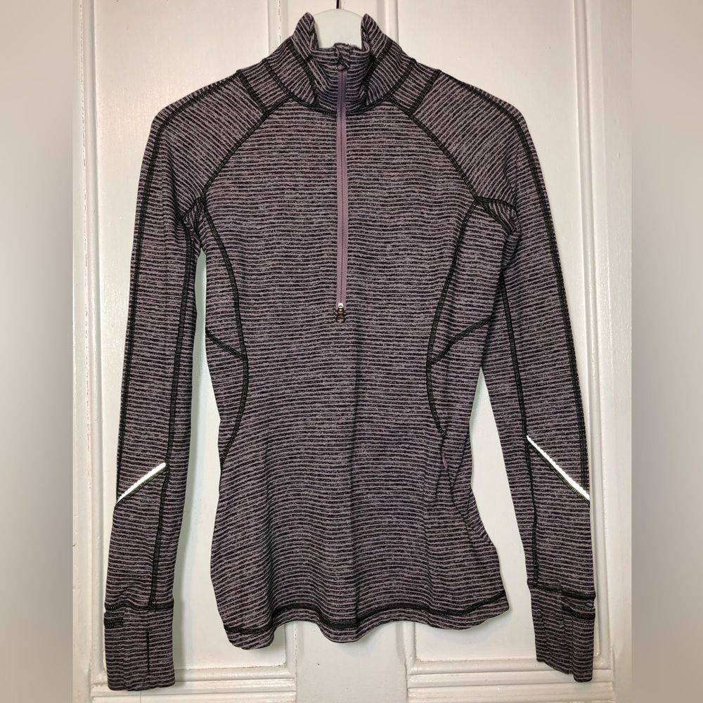 Women’s Half-Zip Active Top - Heathered Mauve